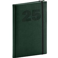NOTIQUE Weekly diary Vivella Top 2025, green, 15 × 21 cm - Planner