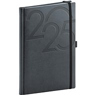 NOTIQUE Weekly diary Ajax 2025, black, 15 × 21 cm - Planner