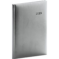 NOTIQUE Weekly diary Balacron 2025, silver, 18 × 25 cm - Planner