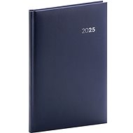 NOTIQUE Weekly diary Balacron 2025, dark blue, 18 × 25 cm - Planner