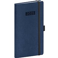 NOTIQUE Pocket diary Diario 2025, dark blue, 9 × 15,5 cm - Planner