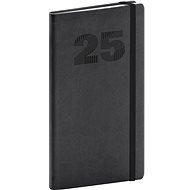 NOTIQUE Pocket diary Vivella Top 2025, black, 9 × 15,5 cm - Planner
