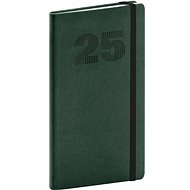 NOTIQUE Pocket diary Vivella Top 2025, green, 9 × 15,5 cm - Planner