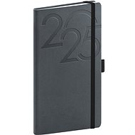 NOTIQUE Pocket diary Ajax 2025, black, 9 × 15,5 cm - Planner
