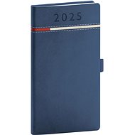 NOTIQUE Pocket diary Tomy 2025, blue-red, 9 × 15,5 cm - Planner