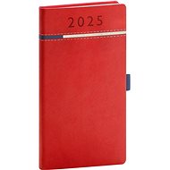 NOTIQUE Pocket diary Tomy 2025, red-blue, 9 × 15,5 cm - Planner