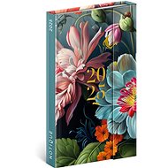 NOTIQUE Weekly magnetic diary Flowers 2025, 13 × 21 cm - Planner