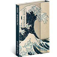 NOTIQUE Weekly magnetic diary Katsushika Hokusai 2025, 11 × 16 cm - Planner