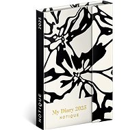 NOTIQUE Weekly magnetic diary Abstrakt 2025, 11 × 16 cm - Planner