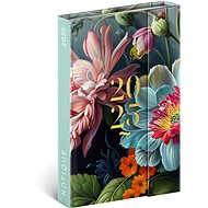 NOTIQUE Weekly magnetic diary Flowers 2025, 11 × 16 cm - Planner