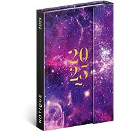 NOTIQUE Weekly magnetic diary Galaxie 2025, 11 × 16 cm - Planner