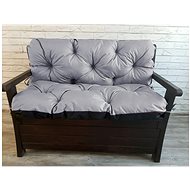 Quilted seating JONAS light grey - Cushion