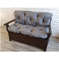 Quilted seating ELIAS grey - Cushion