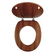 NOVASERVIS Wooden toilet seat - dark oak - Toilet Seat