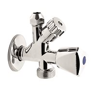 NOVASERVIS valve combi washing machine horn. 3/8" × 1/2" × 3/4" CF5104 - Corner Valve
