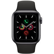 Alza NEO Service: Wearables Apple Watch Series 5 40mm Space Gray Aluminium with Black Sports Strap - Service