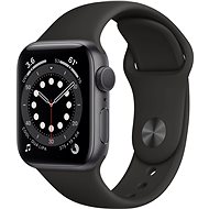 Alza NEO Service: Wearables Apple Watch Series 6 40mm Space Grey Aluminium with Black Sports Strap - Service