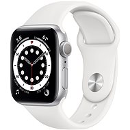 Alza NEO Service: Wearables Apple Watch Series 6 40mm Silver Aluminium with White Sports Strap - Service