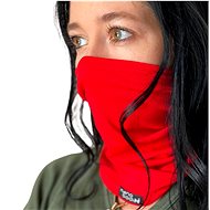 NANO multifunctional scarf with filter pocket S red - Scarf with Membrane