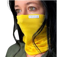 NANO multifunctional scarf with filter pocket S yellow - Scarf with Membrane
