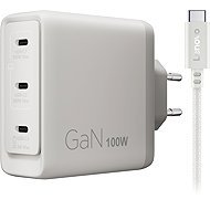 Lenovo Multi-port USB-C 100W GaN Charger - Seashell - Power Adapter