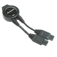 Lenovo rozdvojka pro slim AC/ auto adaptér/ zdroj 90W k napájení notebooku a dalšího zařízení pomocí - -