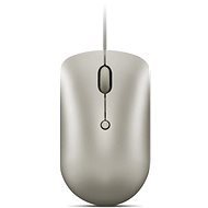 Lenovo 540 USB-C Wired Compact Mouse (Sand) - Myš