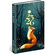NOTIQUE 18 months Petito - Fox 2025/2026, 11 x 17 cm - Planner