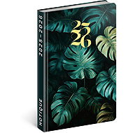 NOTIQUE 18 months Petito - Monstera 2025/2026, 11 x 17 cm - Planner