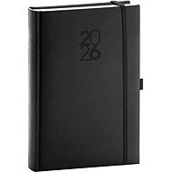 NOTIQUE Aprint Top 2026 napi, fekete, 15 x 21 cm - Határidőnapló