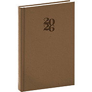 NOTIQUE Essenza 2026 daily, walnut, 15 x 21 cm - Planner
