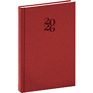 NOTIQUE Essenza 2026 daily, cherry, 15 x 21 cm - Planner