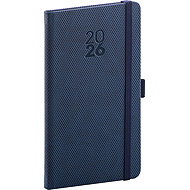 NOTIQUE Diamante 2026 pocket, blue, 9 x 15.5 cm - Planner