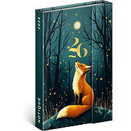 NOTIQUE weekly magnetic Fox 2026, 11 x 16 cm - Planner