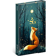 NOTIQUE weekly magnetic Fox 2026, 13 x 21 cm - Planner