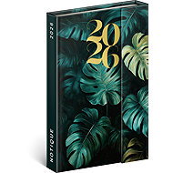 NOTIQUE weekly magnetic Monstera 2026, 11 x 16 cm - Planner