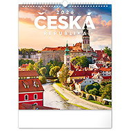 NOTIQUE Wall calendar Czech Republic 2026, 30 x 34 cm - Wall Calendar