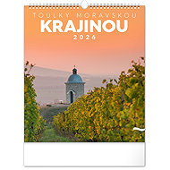 NOTIQUE Tours of Moravian Landscape 2026, 30 x 34 cm - Wall Calendar