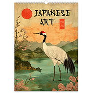 NOTIQUE Vintage Posters - Japanese Art 2026, 33 x 46 cm - Wall Calendar