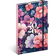 NOTIQUE Planbook diary/notebook Bouquet 2026, 13 x 21 cm - Planner