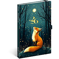 NOTIQUE Planbook diary/notebook Fox 2026, 13 x 21 cm - Planner