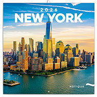 NOTIQUE New York 2026 notebook, 30 x 30 cm - Wall Calendar