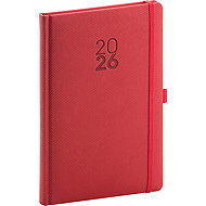 NOTIQUE Diamante 2026 weekly, red, 15 x 21 cm - Planner