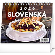 NOTIQUE Slovak kitchen 2026, 16.5 x 13 cm - Desk Calendar