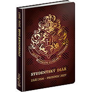 NOTIQUE Studentský Harry Potter (září 2026 – prosinec 2027), 9,8 x 14,5 cm - Planner