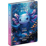 NOTIQUE Školní Axolotl (září 2026 – prosinec 2027), 9,8 x 14,5 cm - Planner