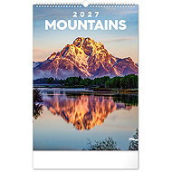 NOTIQUE Mountains 2027, 33 × 46 cm - Wall Calendar
