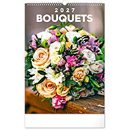 NOTIQUE Bouquet 2027, 33 × 46 cm - Wall Calendar