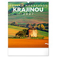 NOTIQUE Tours of Moravian Landscape 2027, 30 × 34 cm - Wall Calendar