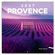 NOTIQUE notebook Provence 2027, 30 × 30 cm - Wall Calendar